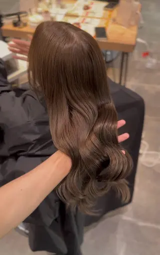 ロング 艶カラー /顔周り◎ 小川泰輝🫧のヘアスタイル