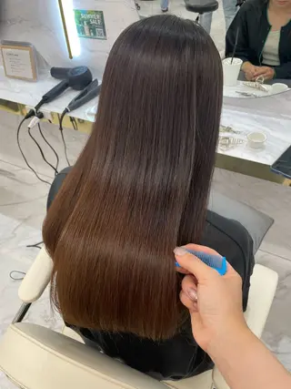 ロング カラー ヘアアレンジ 髪質改善特化 🫧松野力也のヘアスタイル