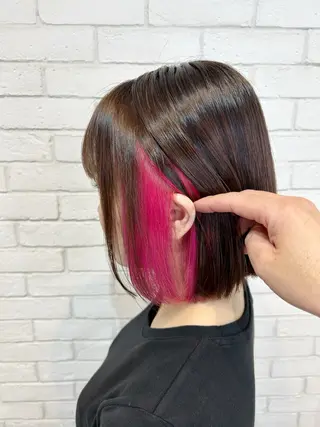 ミディアム カラーアンドケアリタ kitamuuuのヘアスタイル