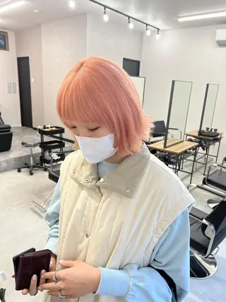 カラー デザインカラーEir 茶屋町/田村のヘアスタイル