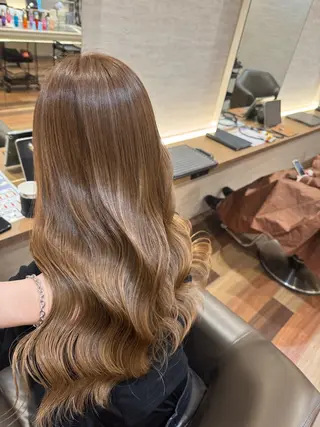 ロング 森 千風優のヘアスタイル