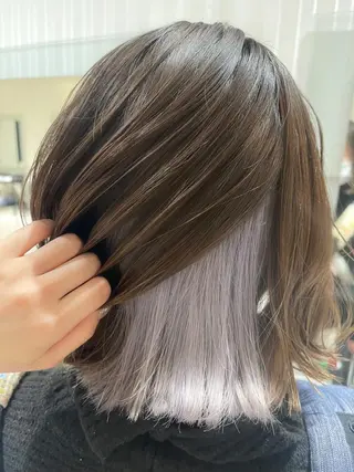ミディアム カラー 🫧🧸カラーヘアメ 🫧MIO🧸🫧のヘアスタイル