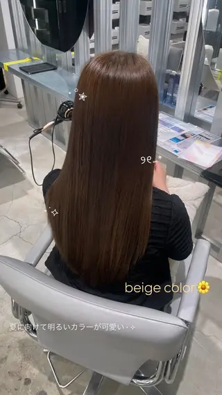 ロング カラー nanase / レイヤーカットのヘアスタイル