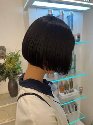 ショート 赤み消しカラー 🩵かりんのヘアスタイル