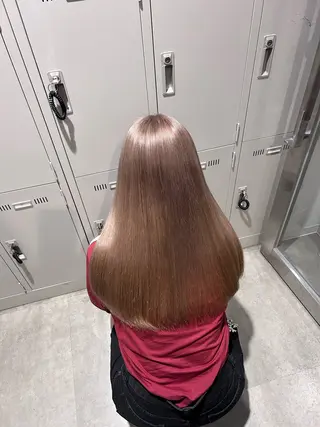 カラー 透明感ベージュ🤎 ナチュラルレイヤーのヘアスタイル