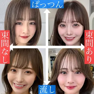 ショート じょー／ボブ カット/白髪ぼかしのヘアスタイル