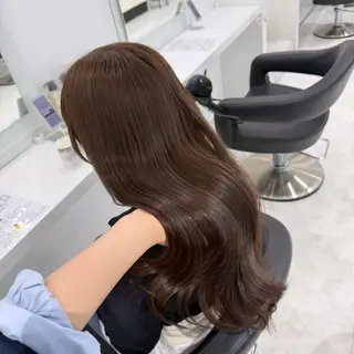 カラー 🤍ブリーチなし ブラウンhimi🤍のヘアスタイル