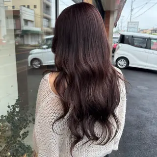 ロング カラー 西脇 琉香のヘアスタイル