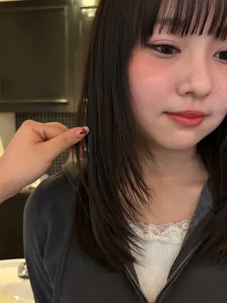 ミディアム レディースカット🎀 NANAHAのヘアスタイル