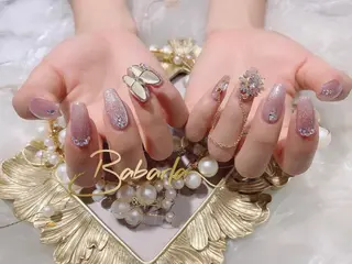 ミディアム ネイル Babarla Nailのネイルデザイン