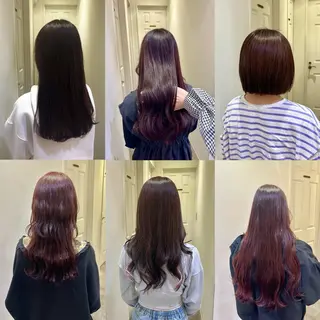 カラー エクステ🎀 暖色カラー🎀amiのヘアスタイル