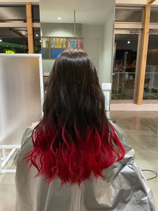 カラー 𝐌𝐎𝐄🩶 EIGHTのヘアスタイル