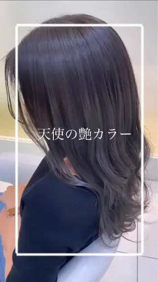 ロング カラー 縮毛矯正/髪質改善/ 艶髪ササキナツミのヘアスタイル