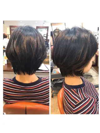 ショート 品田 真里のヘアスタイル