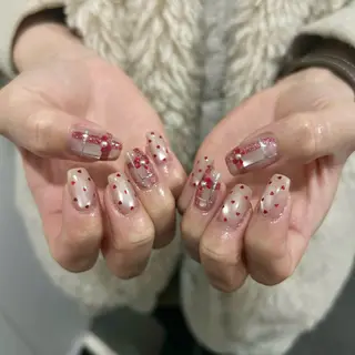 ネイル パラあり！フィルイン 美フォルムのネイルデザイン