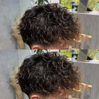 メンズ メンズパーマ/ショ ートカット/福井悟朗のヘアスタイル