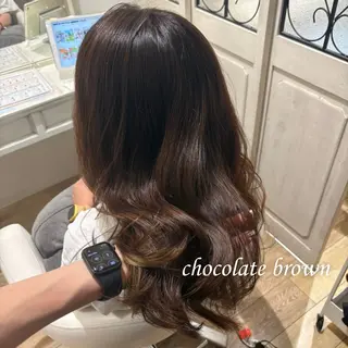 セミロング カラー ✨似合わせstyle ✨mei🦋のヘアスタイル