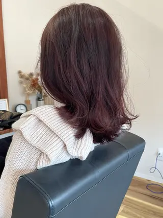 ミディアム カラー 田室 和幸のヘアスタイル