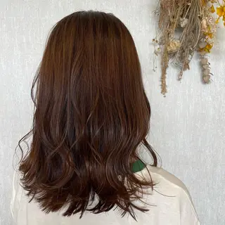 ミディアム bisou_ SAEのヘアスタイル