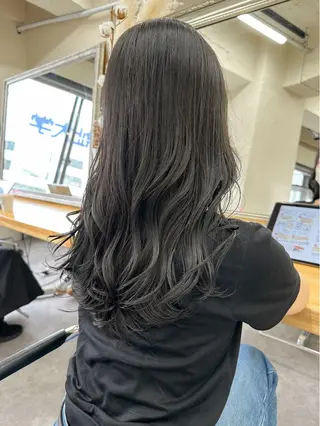 カラー レディースパーマ モデル募集RIKOのヘアスタイル