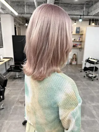 ミディアム カラー ヘアアレンジ 💎lino _by _ACNE💎 🧸のヘアスタイル