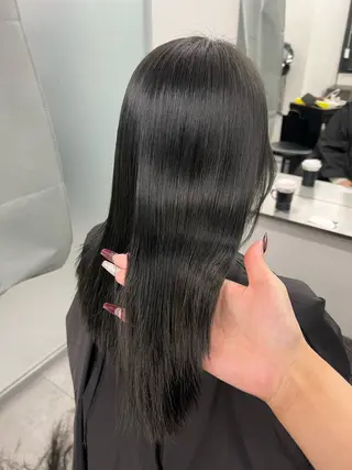 セミロング カラー 難波/ハイトーン 🦋AOI🦋のヘアスタイル