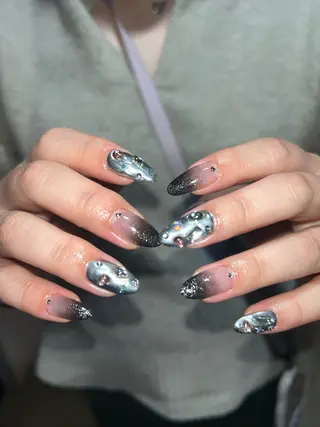 ネイル SEINA_ NAIL🐈‍⬛💗のネイルデザイン