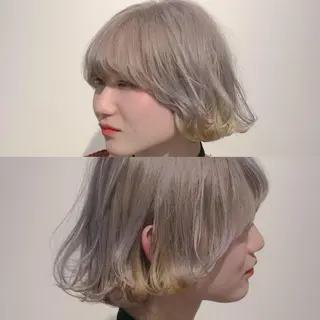 ショート カラー 堀江/心斎橋/西大橋 四ツ橋【Vers】のヘアスタイル