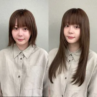 ロング カラー ヘアアレンジ 🎀プルエクステ みまひかる🎀のヘアスタイル