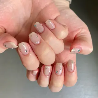 ネイル By moonネイル 🌷ワンホン/韓国風のネイルデザイン