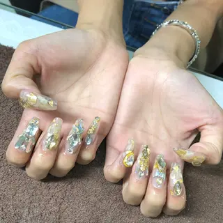 セミロング ネイル 《LB》ラブリエ Nail&eyeのマツエク・マツパデザイン