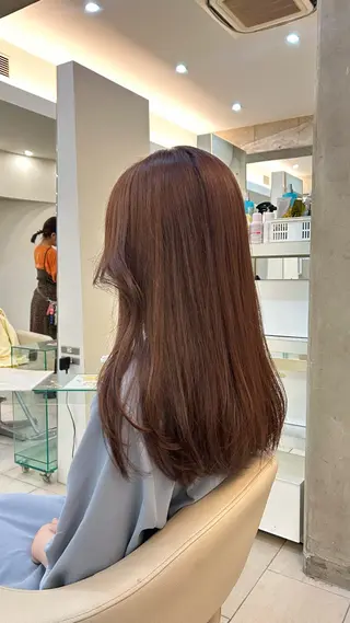 ロング 🍀似合わせ透明感 カラーアヤナ🍀のヘアスタイル