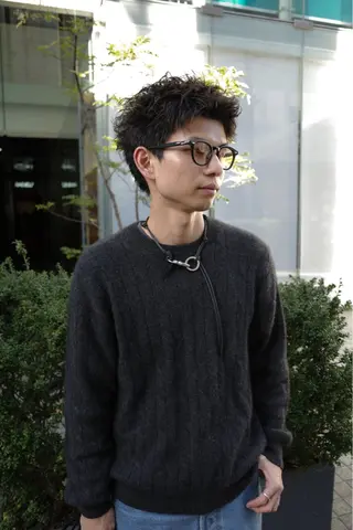 ショート パーマ メンズ 🌀パーマ特化 美容師🌀/しゅんのヘアスタイル