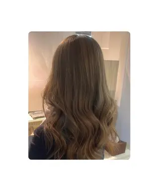 ロング レイヤーカット/ ハイトーン/ミノリのヘアスタイル
