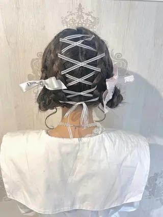 ロング ヘアアレンジ 💖透明感カラー💖 mayukoのヘアスタイル