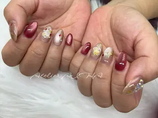 ミディアム アトリエAIHA★ フィルイン推奨サロンのネイルデザイン