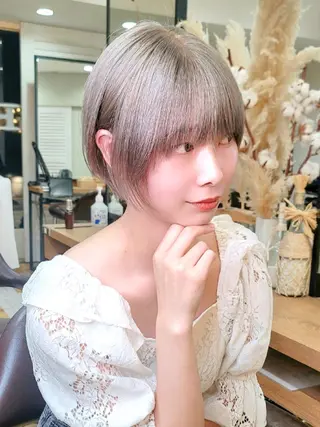 ショート カラー 小川 晃司のヘアスタイル