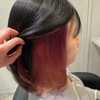 ショート カラー 💖ブリーチ/暖色 𝐘𝐮𝐢💖のヘアスタイル