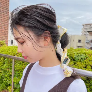 セミロング 窪田 幸太のヘアスタイル