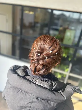 ヘアアレンジ 井上 花音のヘアスタイル