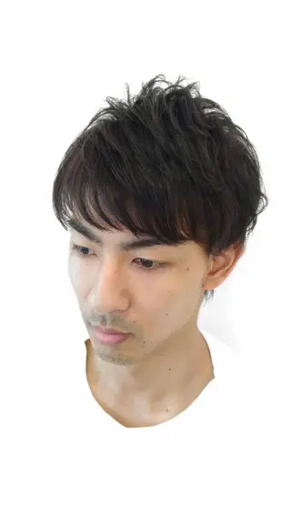 ショート パーマ メンズ ⛑️髪質改善請負人 ⛑️ヤマザキタカヒトのヘアスタイル