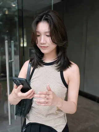 ミディアム DRIP 名古屋駅のヘアスタイル