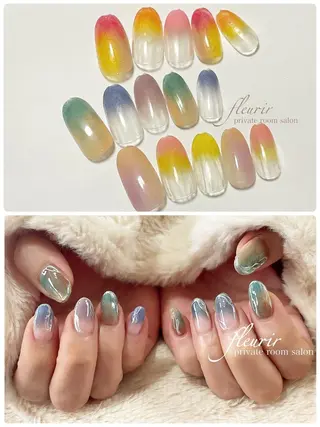 ネイル フルリール 【プライベートサロンのネイルデザイン