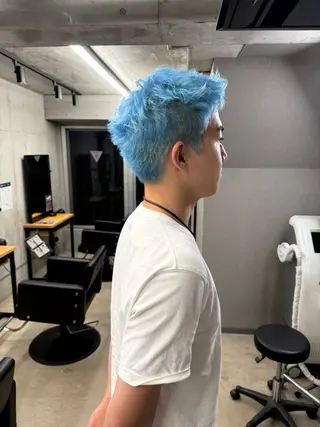 ショート カラー メンズ あくつ べんのヘアスタイル