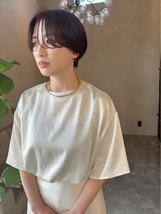ショート 草野ゆずき⌇縮毛矯正 ⌇Wカラー⌇レイヤーのヘアスタイル