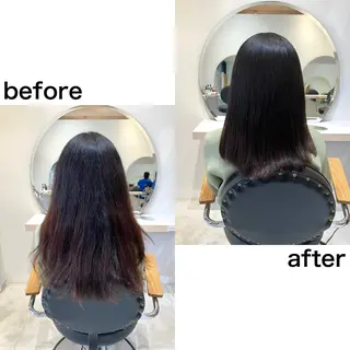 セミロング パーマ 川間 将彦のヘアスタイル