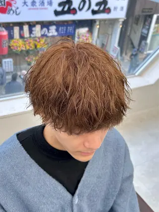 ショート パーマ メンズ 🏁メンズパーマ/ RYOYAのヘアスタイル