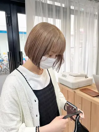 ショート カラー ヘアアレンジ HERMITAGE/ chihiroのヘアスタイル