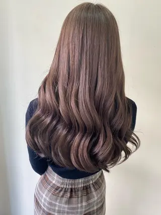 ロング カラー レイヤーカット 🇰🇷SAYAのヘアスタイル
