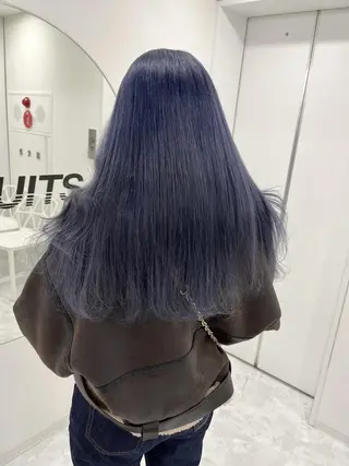 ロング カラー 💙ハイトーン韓国風 色白ヘア💙manaのヘアスタイル